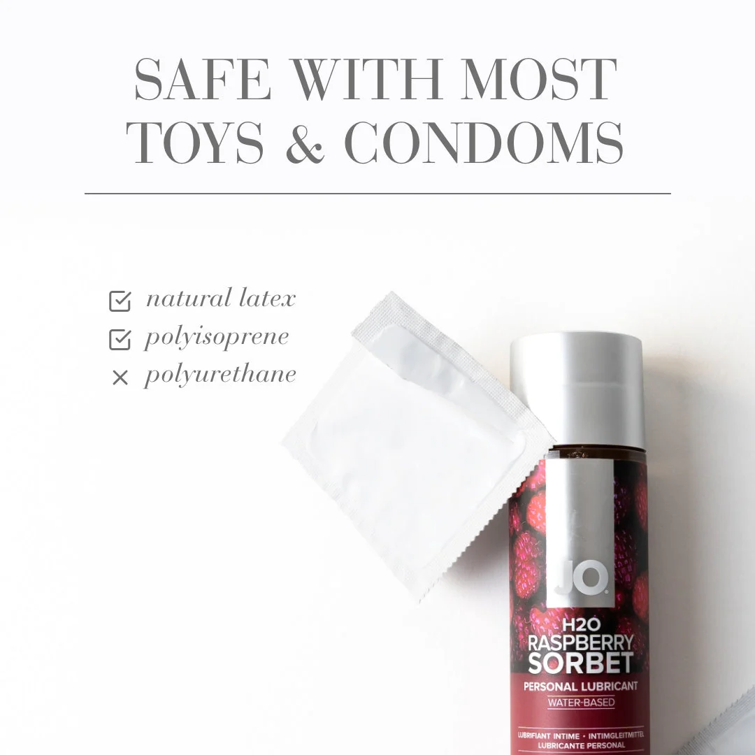 JO H2O Raspberry Sorbet Lube - 1 oz - Image 4