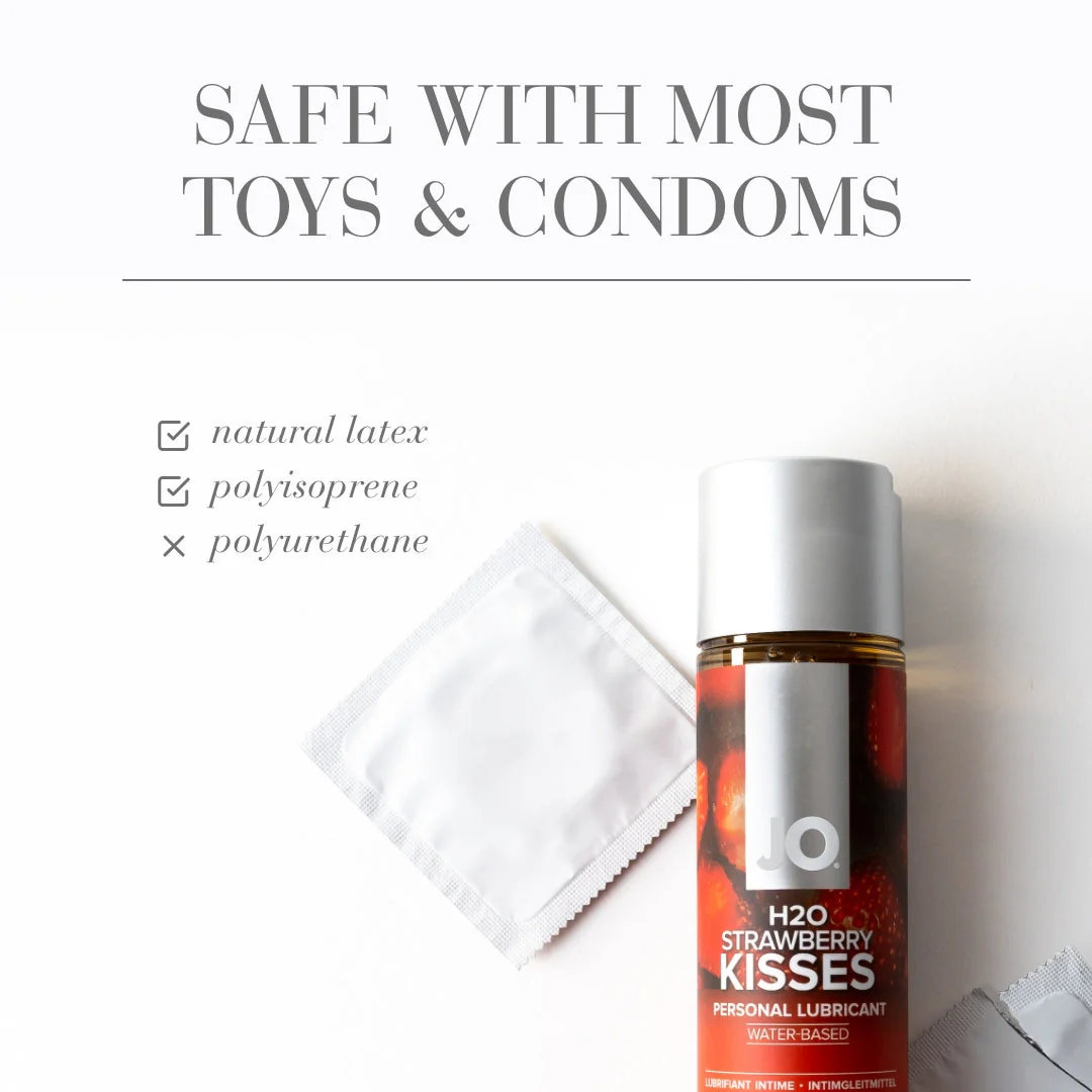JO® H2O - Strawberry Kisses Lube - 1 oz - Image 4