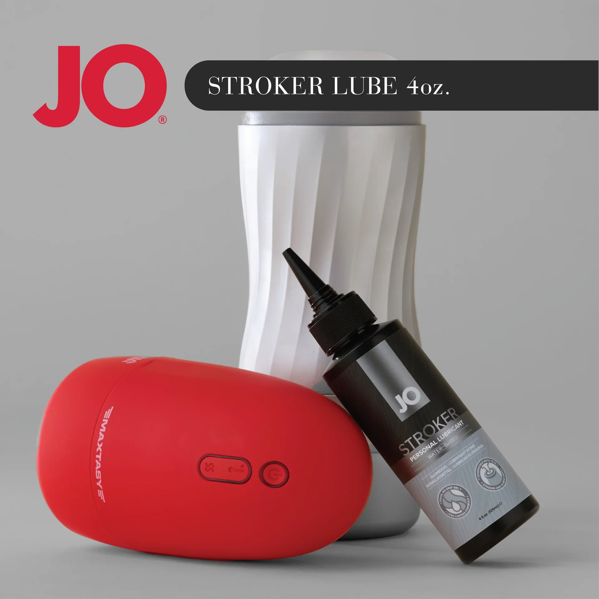JO Stroker Water-Based Personal Lubricant 4oz - Image 2