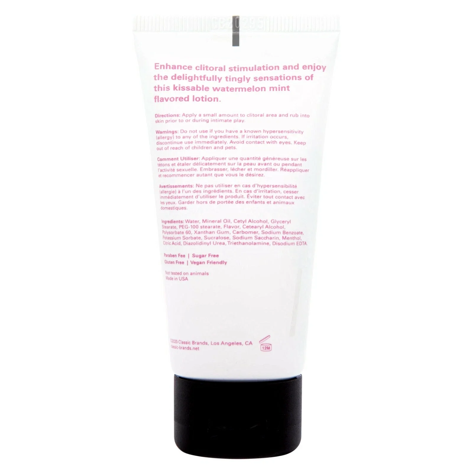 Joy Buzzer Clitoral Arousal Balm in Watermelon Mint 1.5oz - Image 3