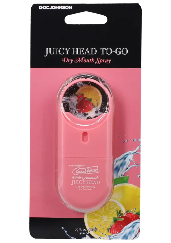Juicy Head Dry Mouth Salivating Spray To-Go Pink Lemonade .30oz - Image 3