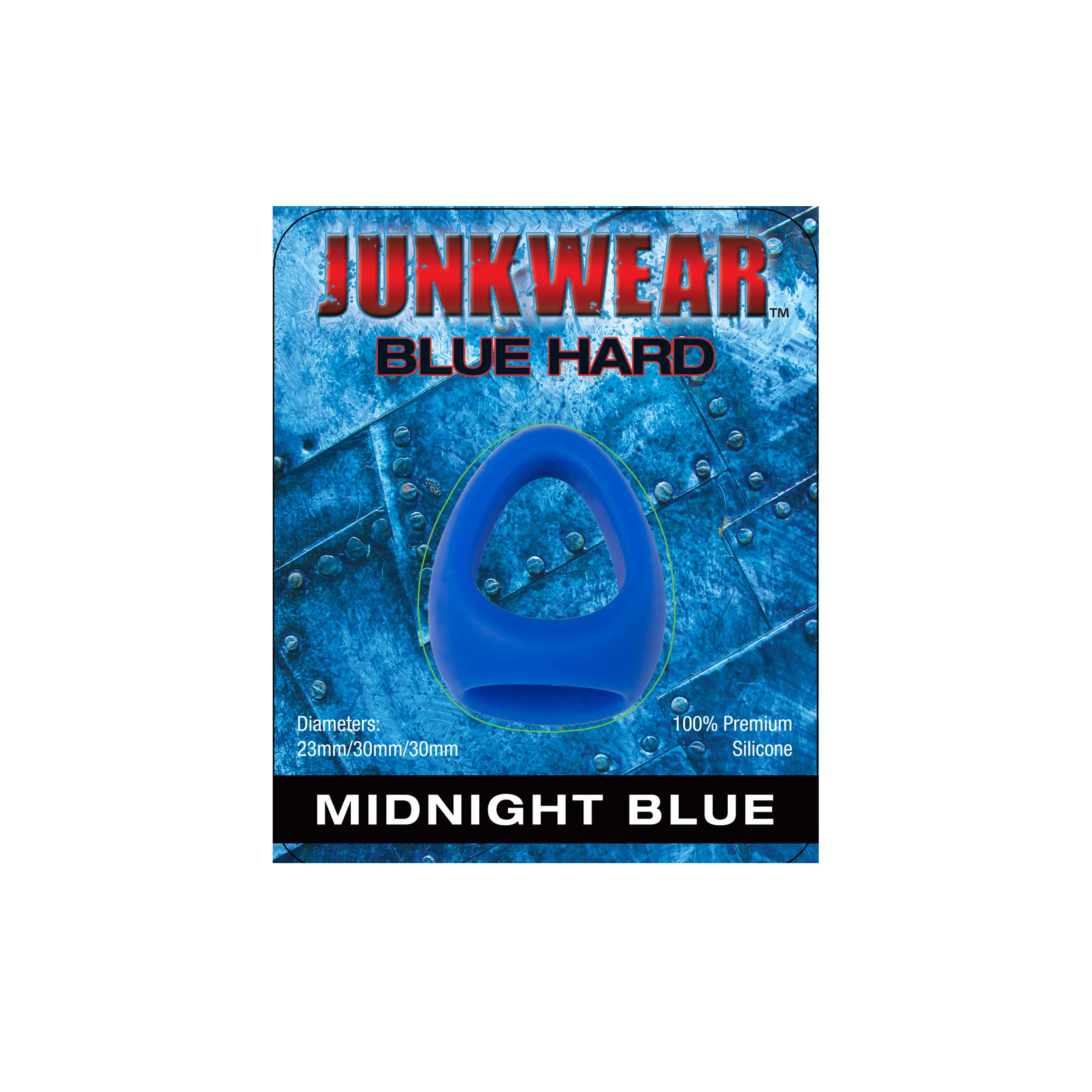 Junkwear Blue Hard Cock Ring - Image 3