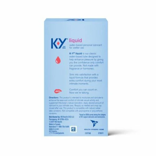 K-Y Personal Natural Liquid Lube - 2.5 oz - Image 2