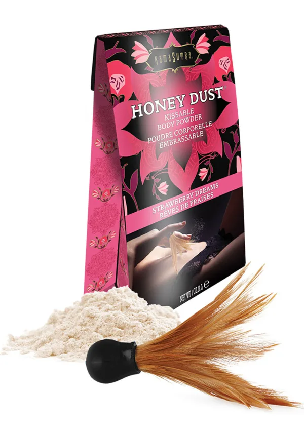 Kama Sutra Honey Dust Strawberry Dreams Body Powder 1oz