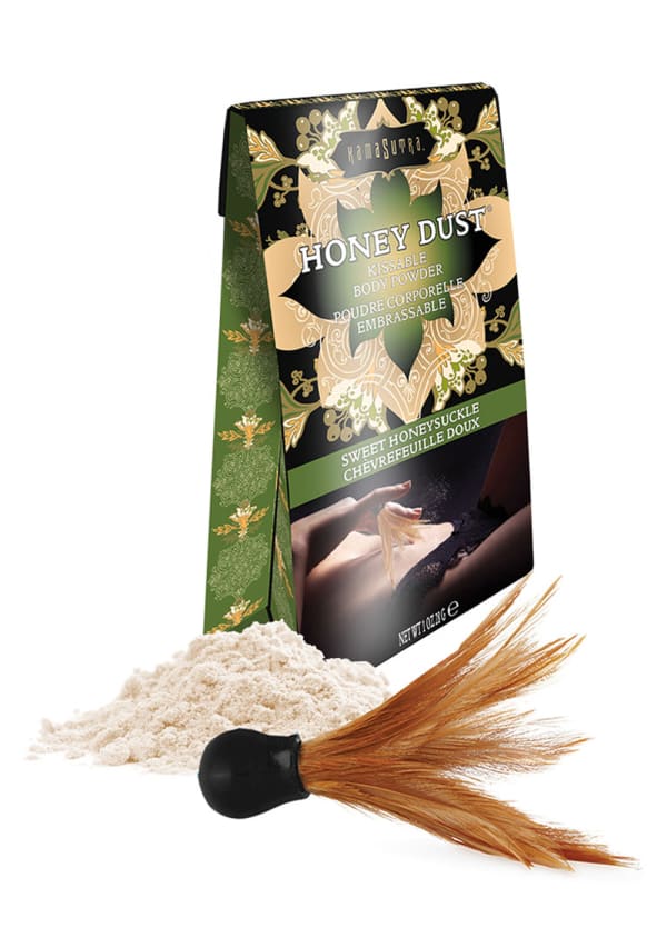 Kama Sutra Honey Dust Sweet Honeysuckle Body Powder 1oz