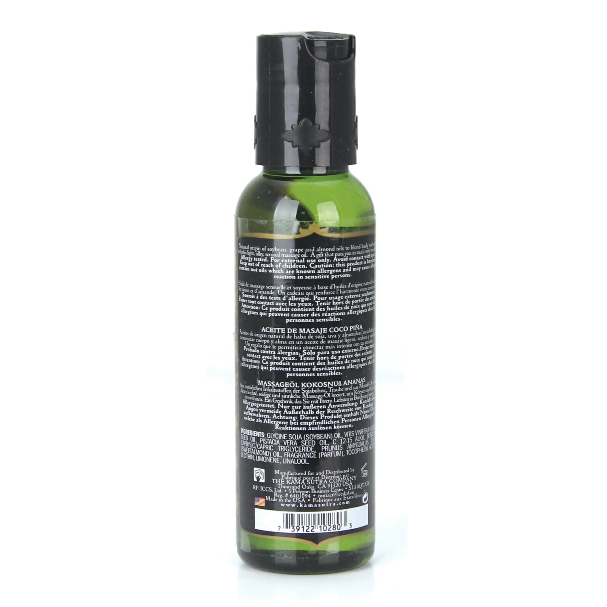 Kama Sutra Naturals Coconut Pineapple Massage Oil - 2oz - Image 2