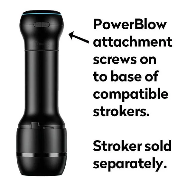 Kiiroo PowerBlow Suction Device Masturbator Attachment - Black - Image 5