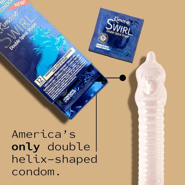 Kimono Swirl Condoms, 12 Pack - Image 3