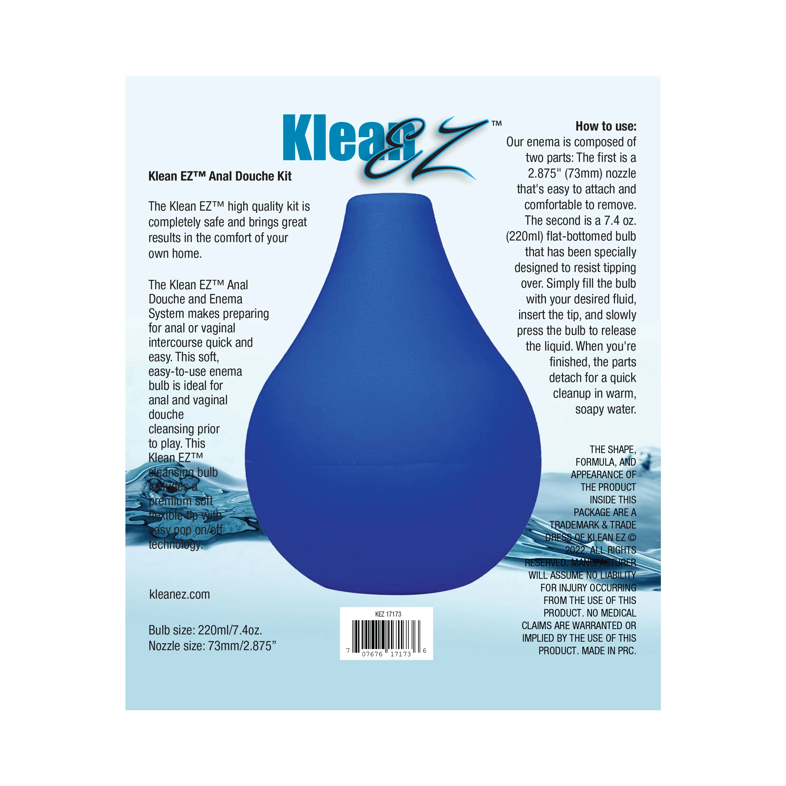 Klean EZ Anal Douche Kit - Image 3