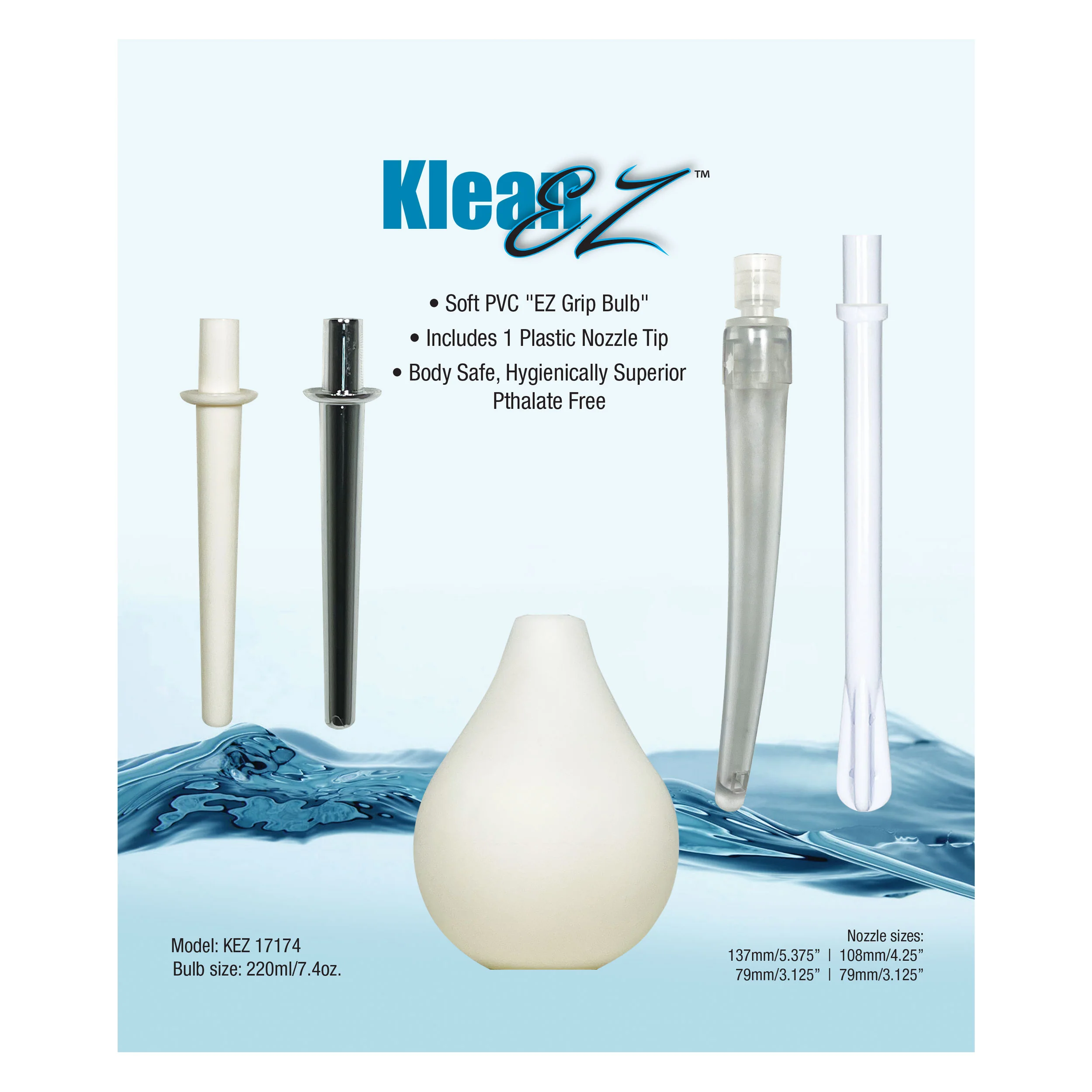 Klean EZ Anal Douche Kit - 220ml - Image 2