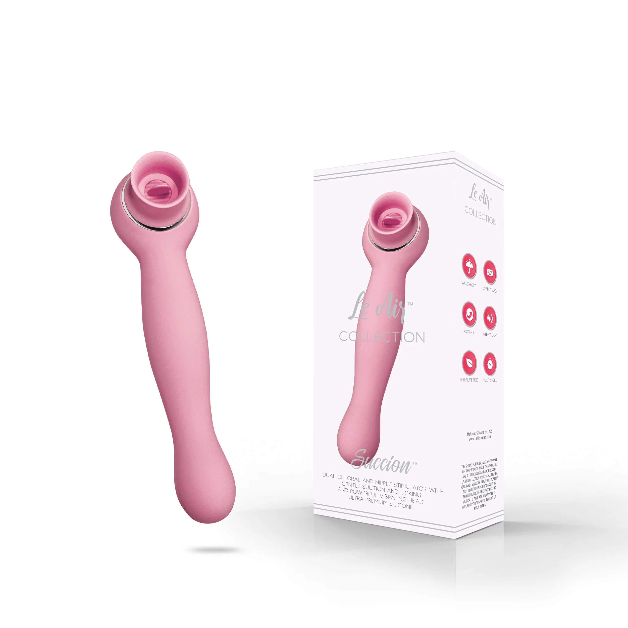 LE Air Collection Succion Vibrating Clitoral Suction Stimulator - Image 4