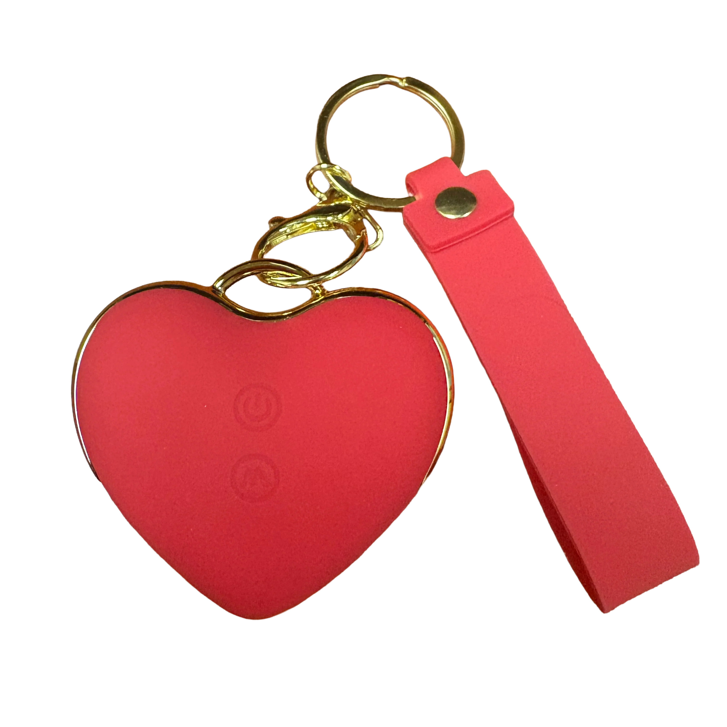 Le Heart Flutter Vibe Keychain in Red - Image 2