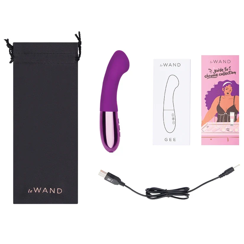 Le Wand Gee G-Spot Vibe in Dark Cherry - Image 5