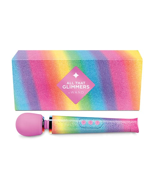 Le Wand Petite Rechargeable Vibrating Massage Wand, Rainbow - Image 5