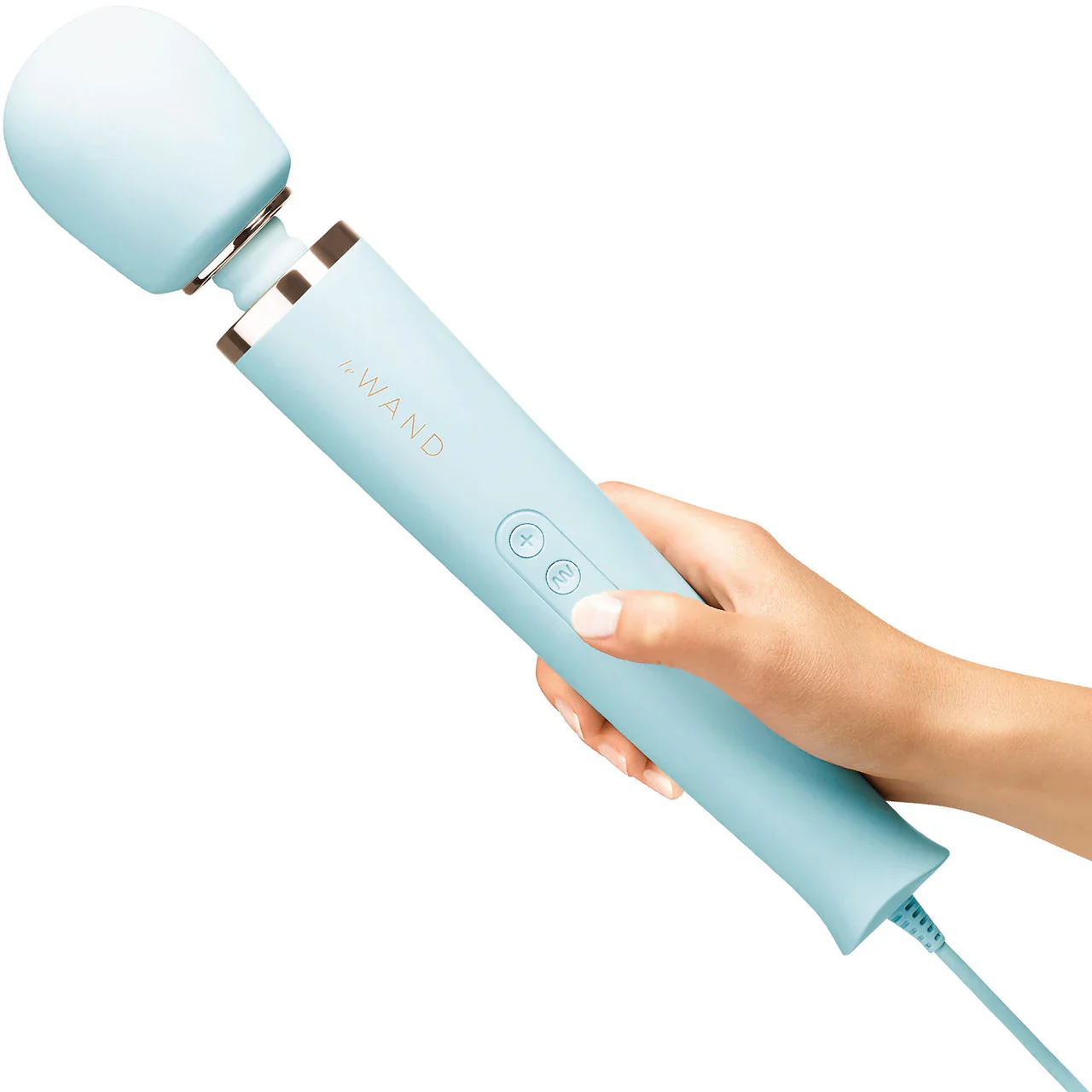 Le Wand Powerful Massage Wand Vibrator in Sky Blue - Image 5