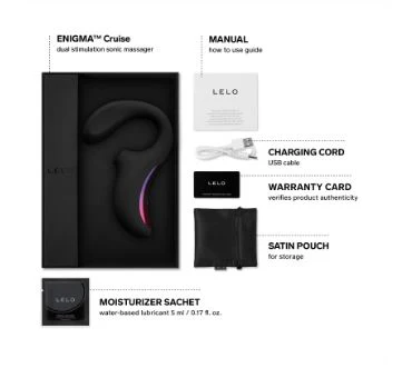 Lelo Enigma Cruise Dual Action Triple Motor Vibrator Massager - Black - Image 5