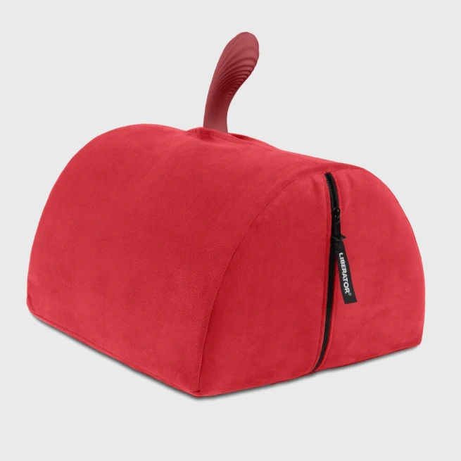 Liberator Bonbon Sex Toy Mount in Microvelvet Flame - Image 2