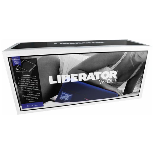 Liberator Original 24in Wedge Sex Pillow in Royal Blue - Image 2
