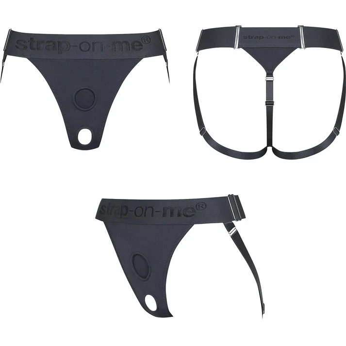 Strap-On-Me Unique Lingerie Harness, Gray, O/S - Image 6