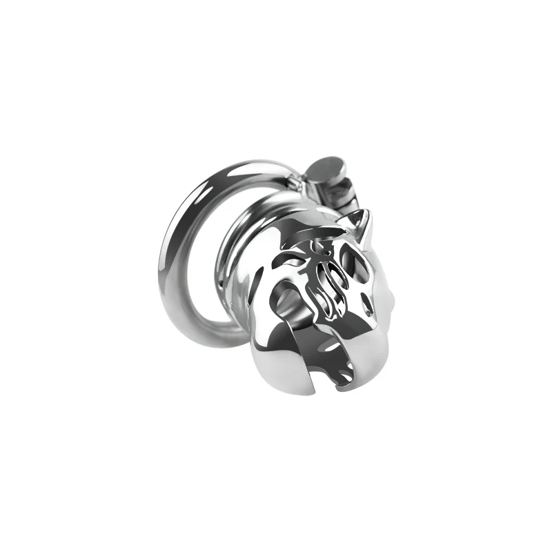 Lioness 2.1" Male Chastity Cage Cock Cage by Metal Pleasure Play - Image 6