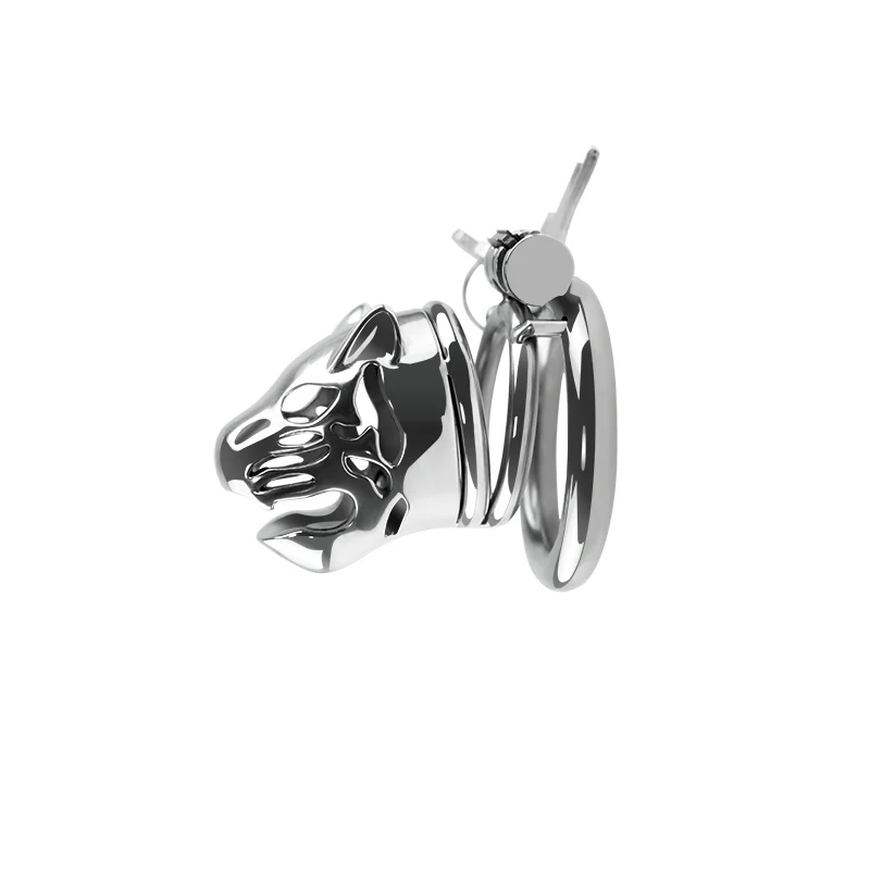 Lioness 2.1" Male Chastity Cage Cock Cage by Metal Pleasure Play - Image 8