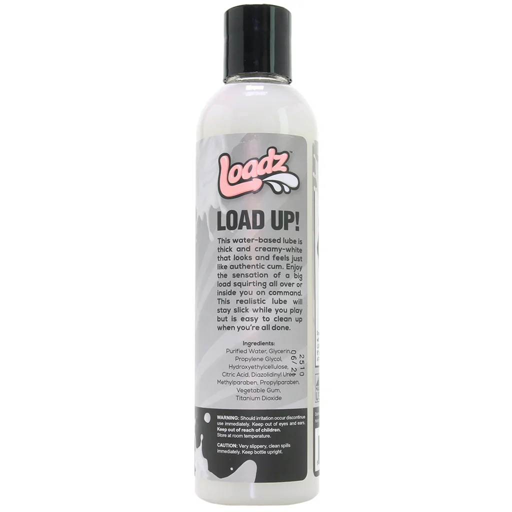 Loadz Cum Load Unscented Water-Based Semen Lube - 8 oz - Image 2