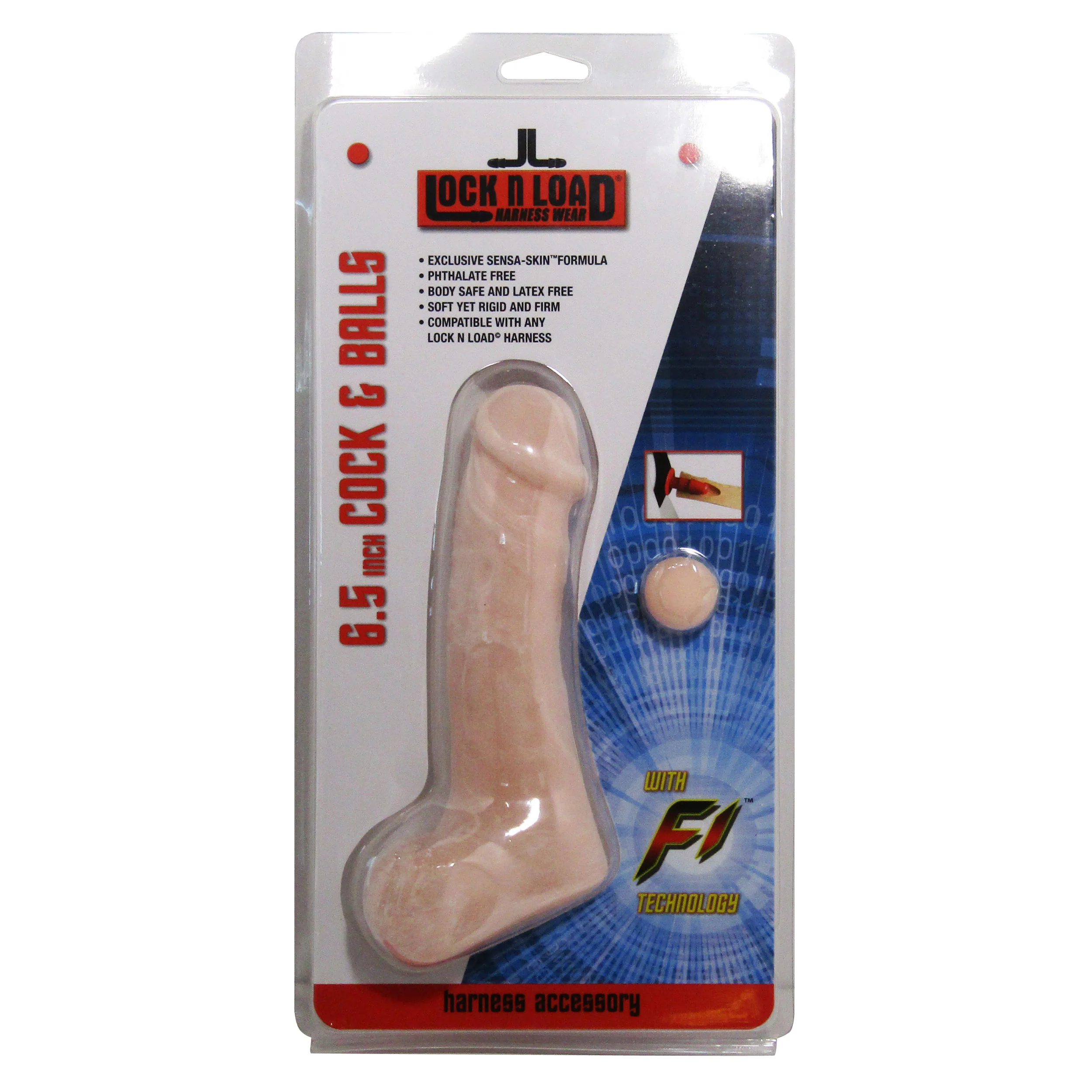 Lock 'N' Load F1 6.25in Dildo - Image 2