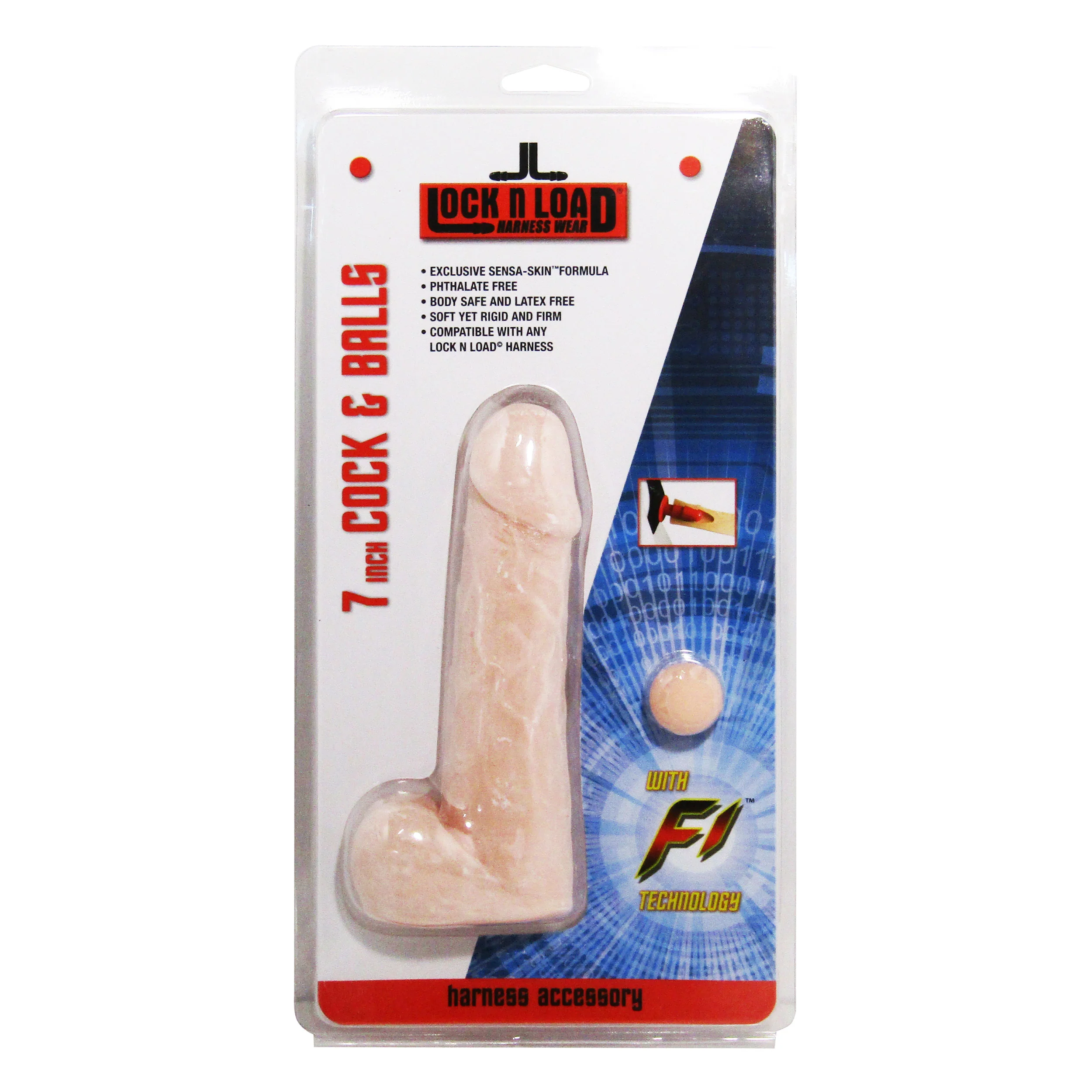 Lock 'N' Load F1 7in Dildo - Image 2