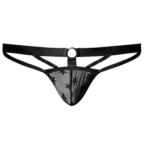 Love Star Jock with Ring, Black - Image 3