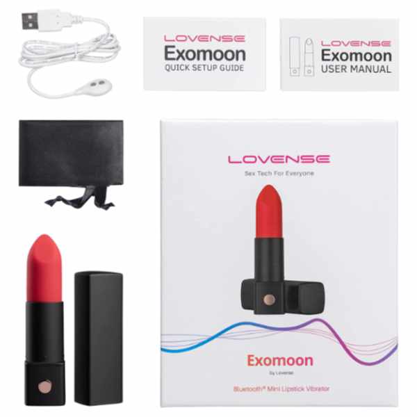 Lovense Exomoon Lipstick Bullet Vibrator - Image 6
