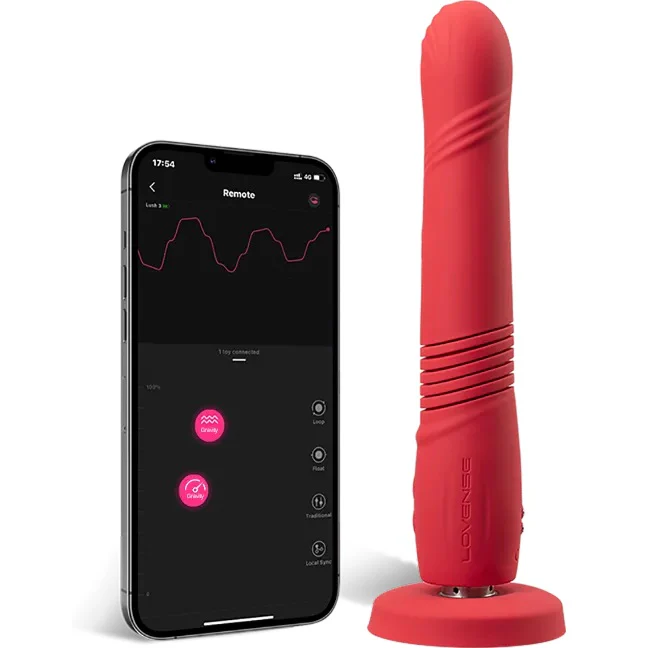 Lovense Gravity Thrusting And Vibrating Dildo - Image 2