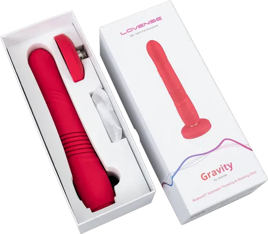 Lovense Gravity Thrusting And Vibrating Dildo - Image 5