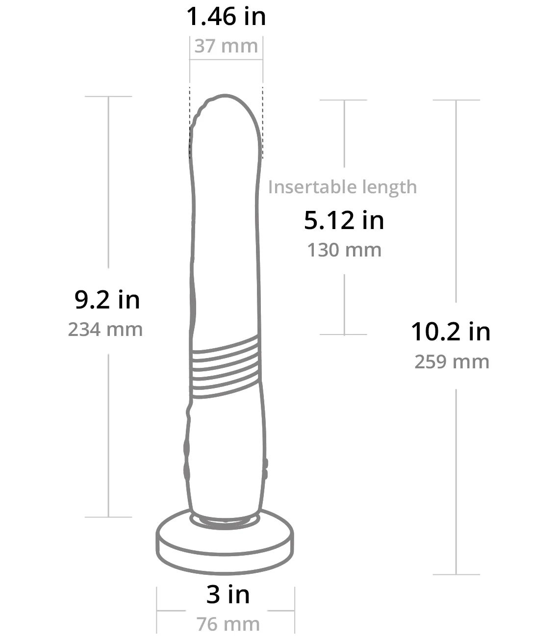 Lovense Gravity Thrusting And Vibrating Dildo - Image 6