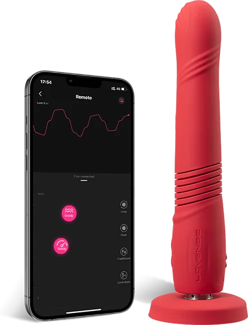 Lovense Gravity Thrusting And Vibrating Dildo - Image 9