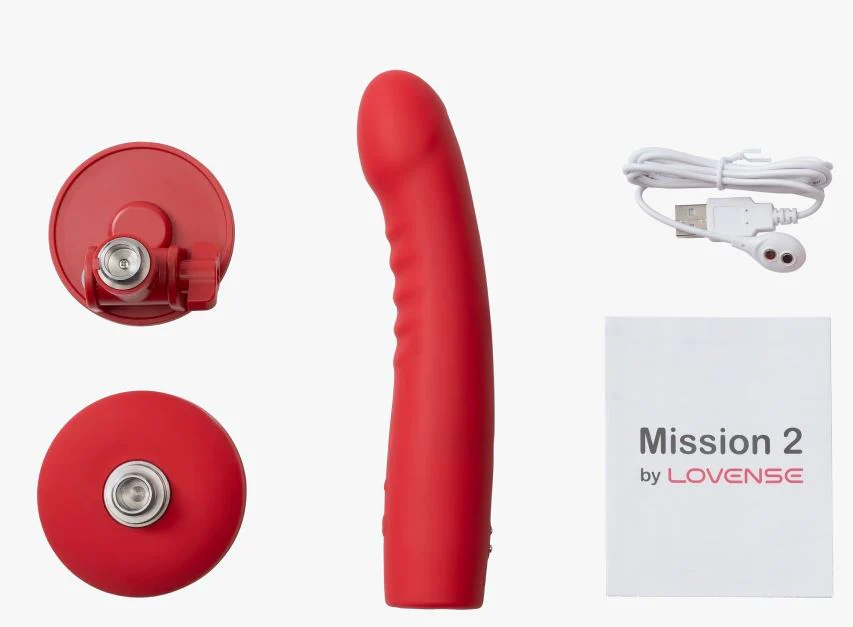Lovense Mission 2 Vibrating Suction Cup Dildo With Advance Touch-Sense Technology - Image 4