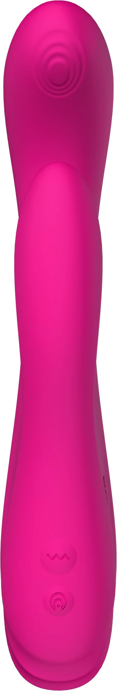 Lovense Osci 3 Remote-controlled Heating Thumper Rabbit Vibrator - Pink - Image 3