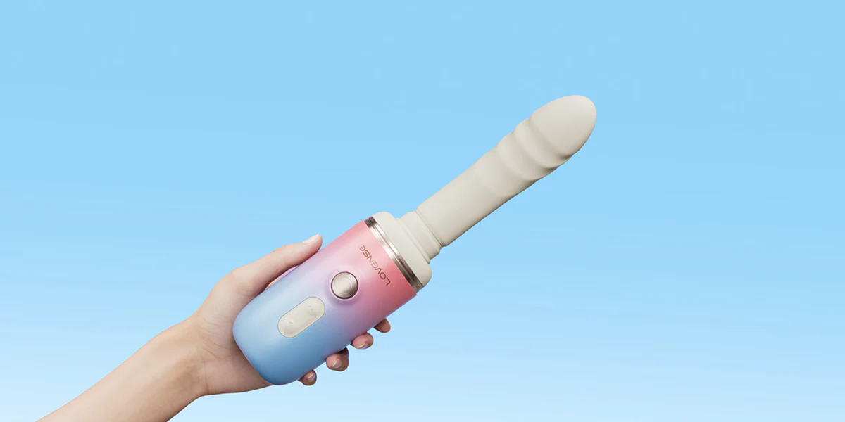 Lovense Spinel Thrusting and Heating Massage Dildo Vibe - Image 4