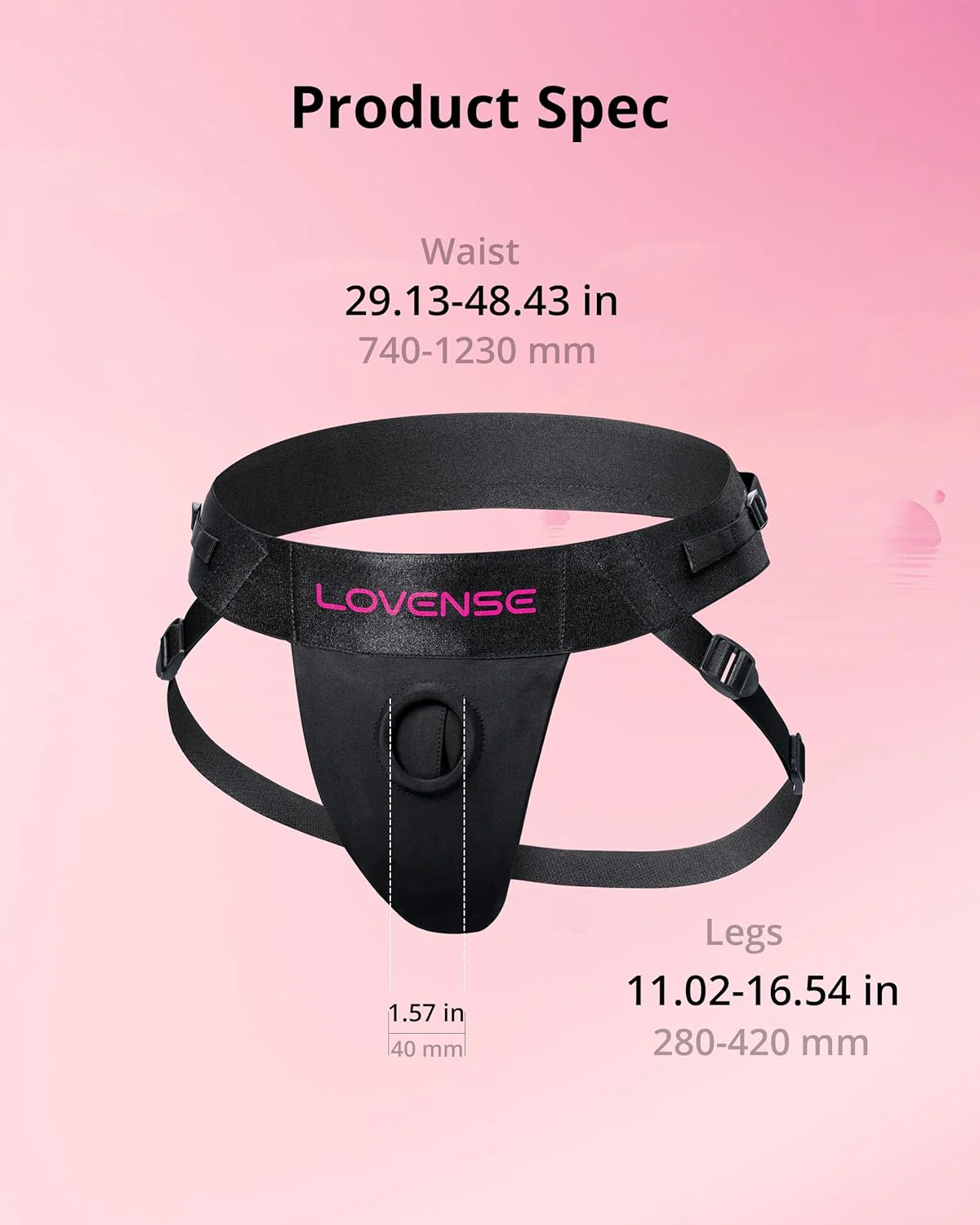 Lovense Strap-On Harness in Black - Image 6
