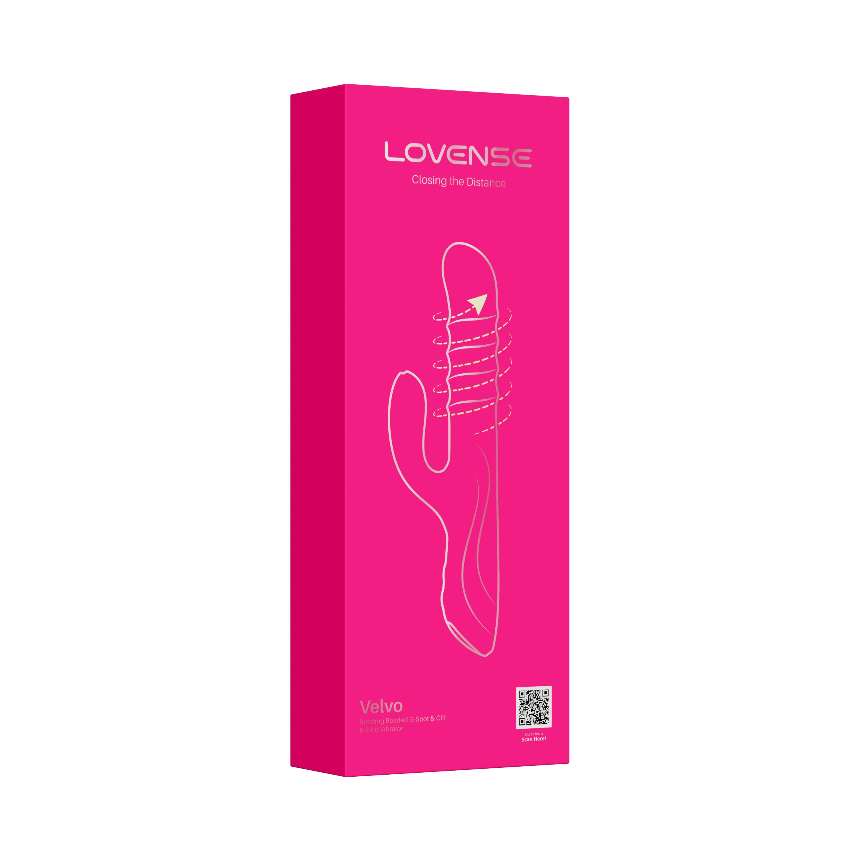 Lovense Velvo Rolling Bead Rabbit Vibrator with Dual Control & App Sync - Image 6