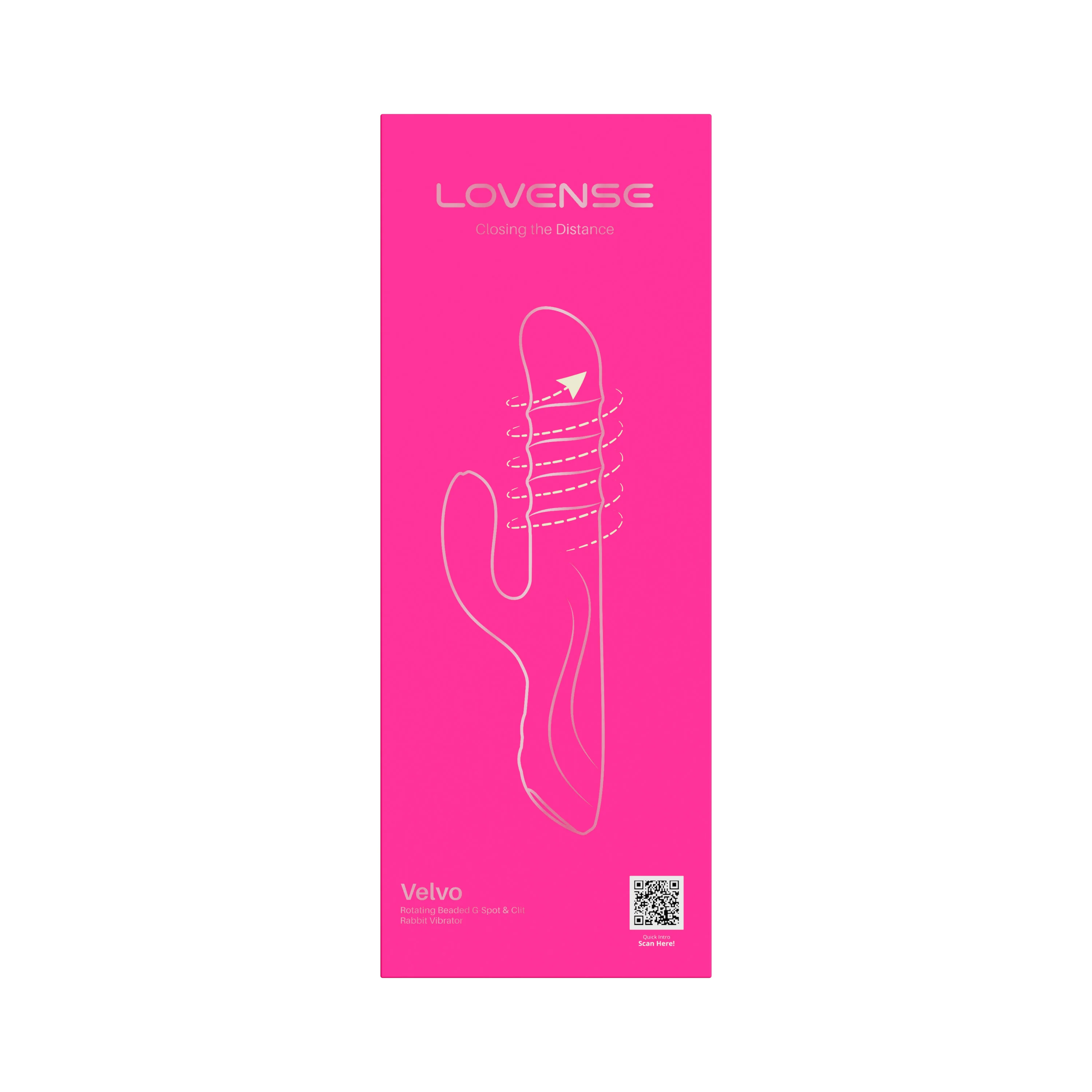 Lovense Velvo Rolling Bead Rabbit Vibrator with Dual Control & App Sync - Image 9