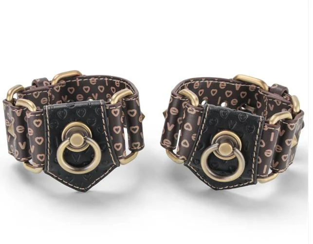 LoveToy Rebellion Reign Vegan Leather Handcuffs - Image 2