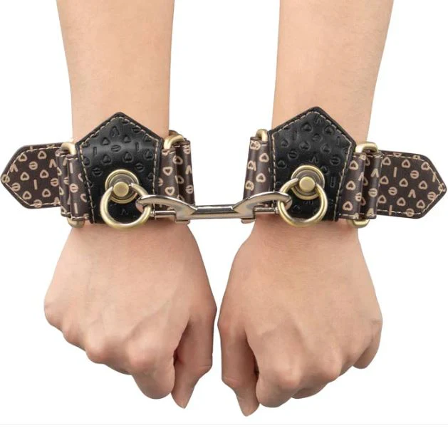 LoveToy Rebellion Reign Vegan Leather Handcuffs - Image 3