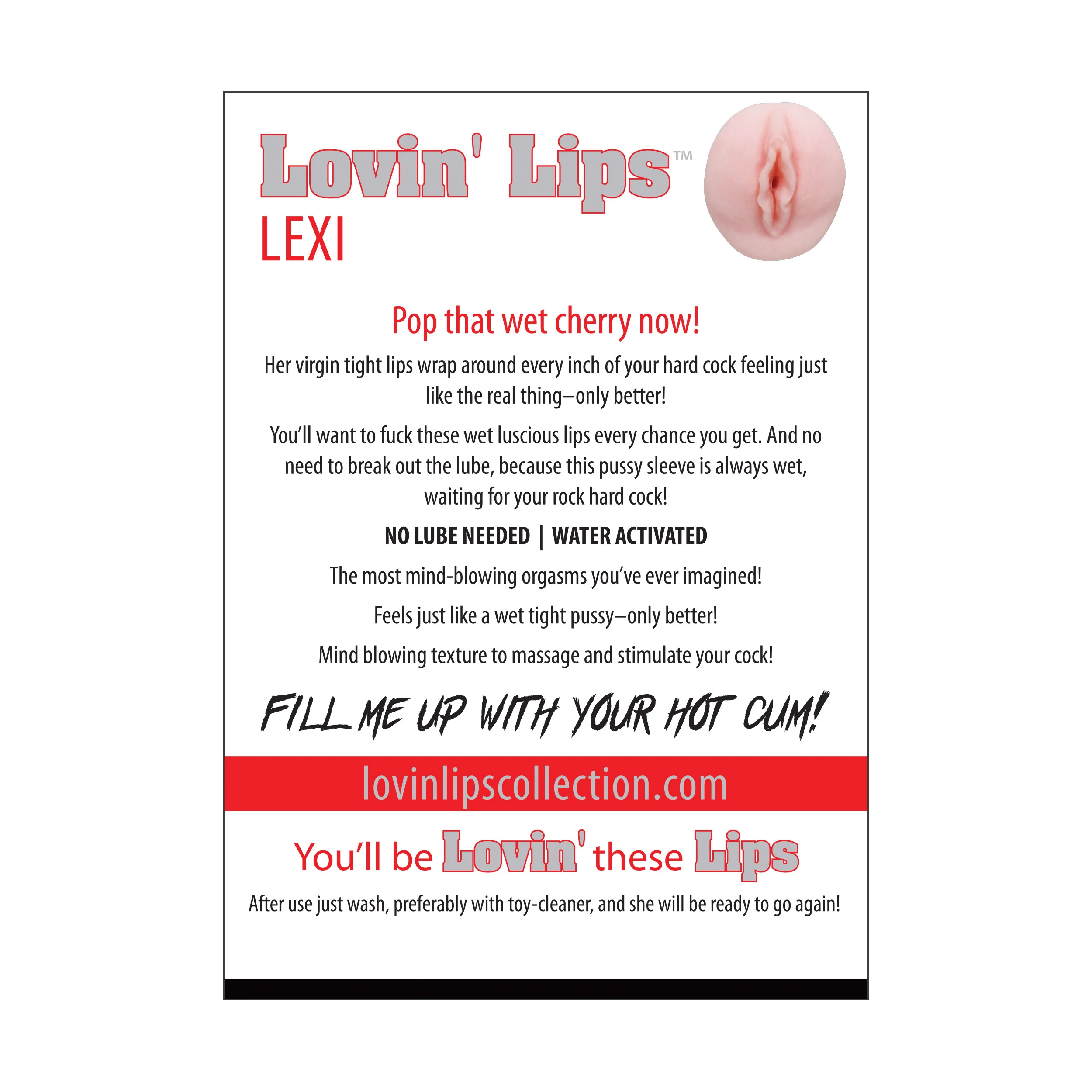 Lovin' Lips H2O Stroker - Lexi - Image 6