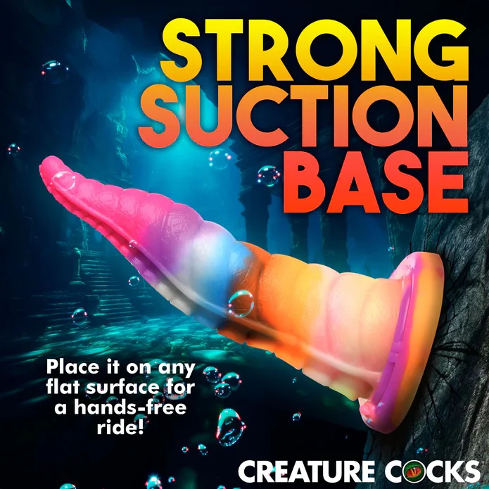 LUMINOCTOPUS GLOW-IN-THE-DARK TENTACLE SILICONE DILDO - Image 10