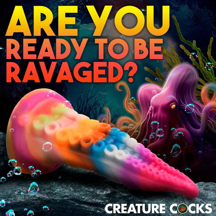 LUMINOCTOPUS GLOW-IN-THE-DARK TENTACLE SILICONE DILDO - Image 5