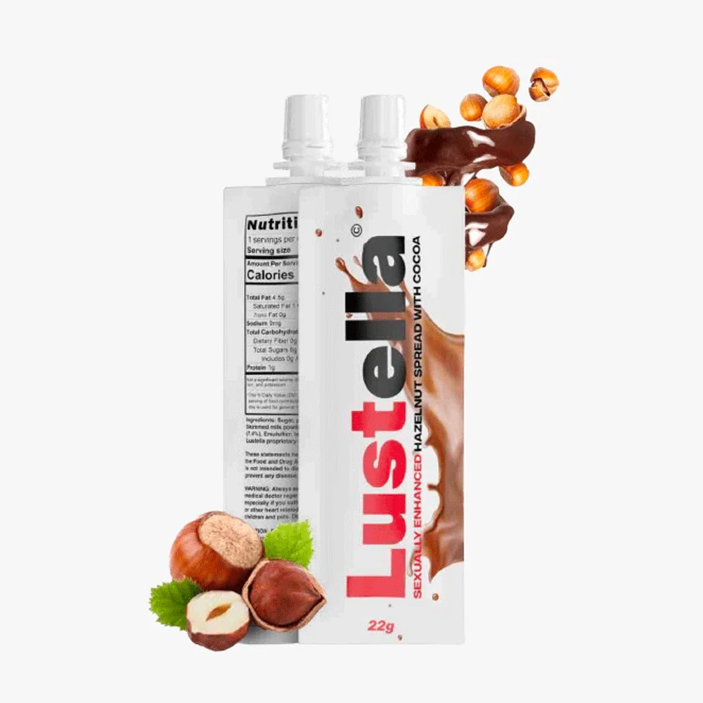 Lustella Sexually Enhanced Hazelnut Chocolate Spread - Image 2
