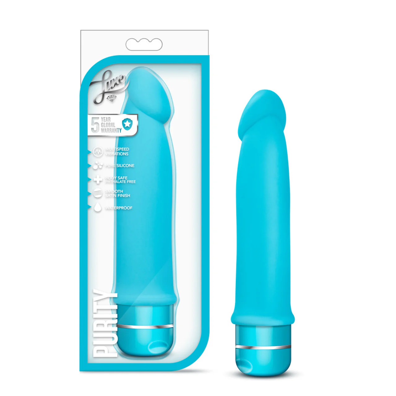 Luxe Purity Blue Vibrator - Image 4