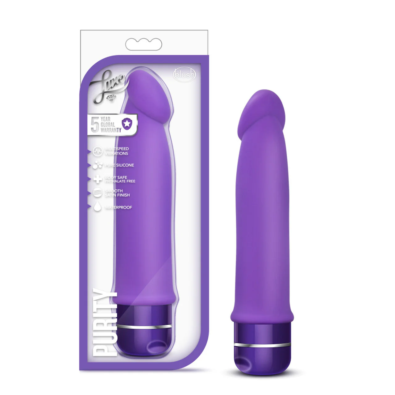 Luxe Purity Purple Vibrator - Image 5