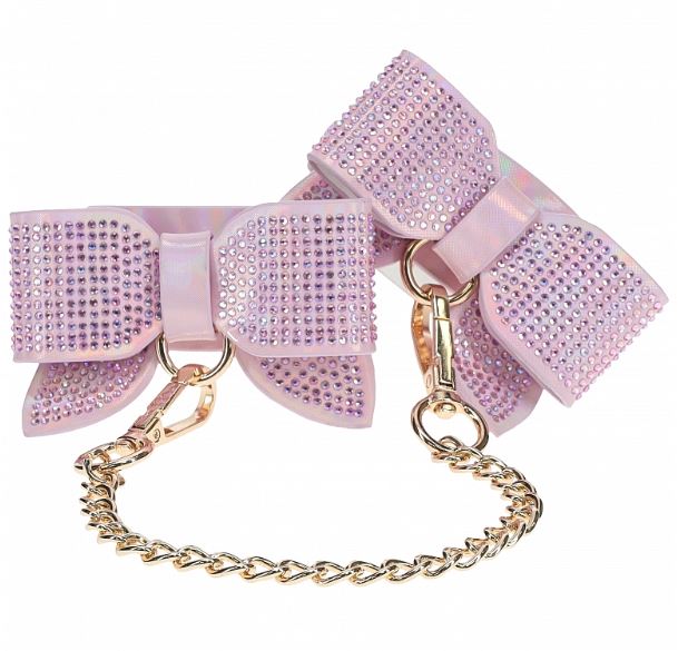 Luxury Traveler Bondage Collection in Iridescent Pink with Bag - Image 7