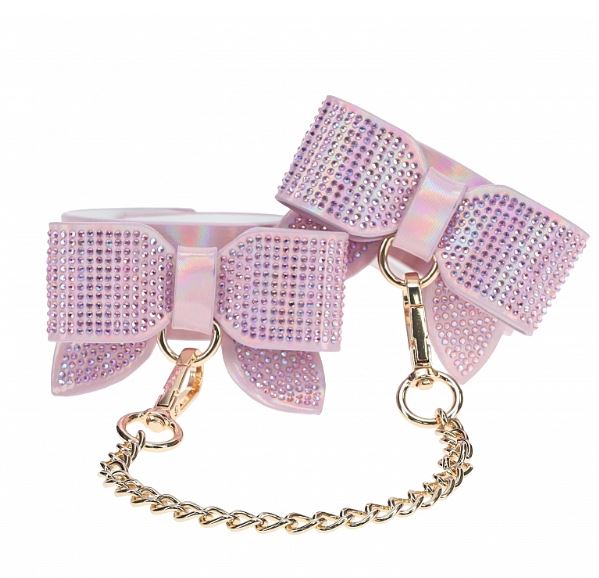 Luxury Traveler Bondage Collection in Iridescent Pink with Bag - Image 9
